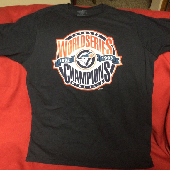 MLB TORONTO BLUEJAYS World Series champs tshirt - Picture 1 of 2